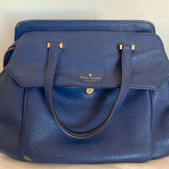 Navy blue hand bag - Kate Spade - Picture 1 of 6